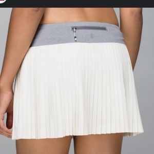 Lululemon pleat to street tennis skirt